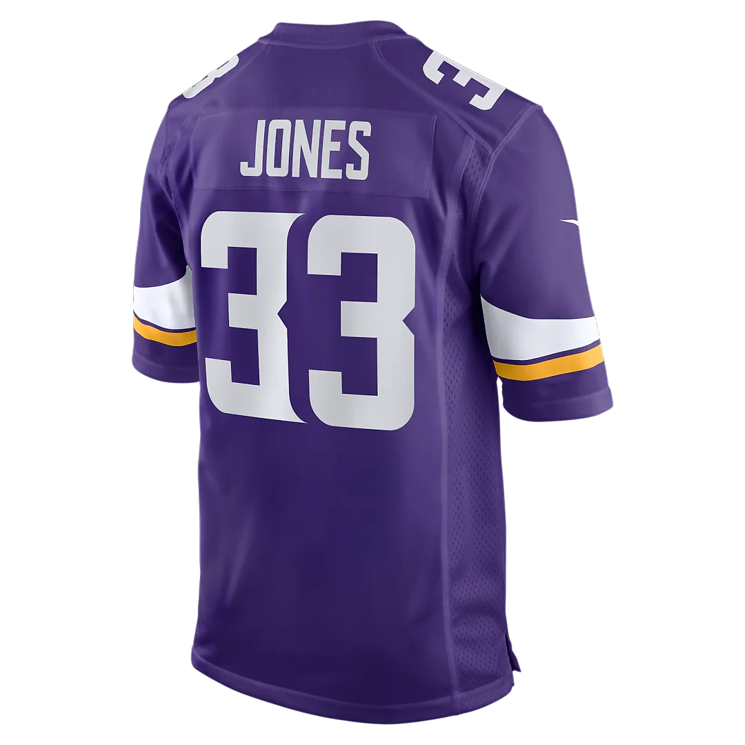 Zennovawear Aaron Jones Minnesota Vikings Game Player Jersey - Purple