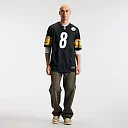 Zennovawear Aaron Rodgers Pittsburgh Steelers Game Jersey - Black