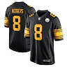 Zennovawear Aaron Rodgers Pittsburgh Steelers Alternate Game Jersey - Black