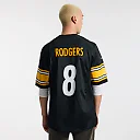Zennovawear Aaron Rodgers Pittsburgh Steelers Game Jersey - Black