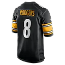 Zennovawear Aaron Rodgers Pittsburgh Steelers Game Jersey - Black