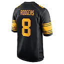 Zennovawear Aaron Rodgers Pittsburgh Steelers Alternate Game Jersey - Black