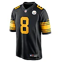 Zennovawear Aaron Rodgers Pittsburgh Steelers Alternate Game Jersey - Black