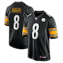 Zennovawear Aaron Rodgers Pittsburgh Steelers Game Jersey - Black
