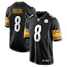 Zennovawear Aaron Rodgers Pittsburgh Steelers Game Jersey - Black