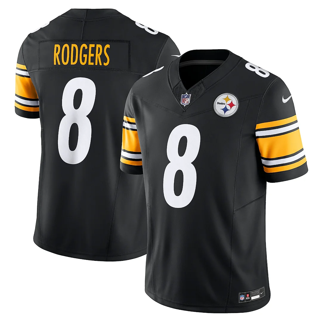 Zennovawear Aaron Rodgers Pittsburgh Steelers Team Vapor FUSE. Limited Jersey - Black