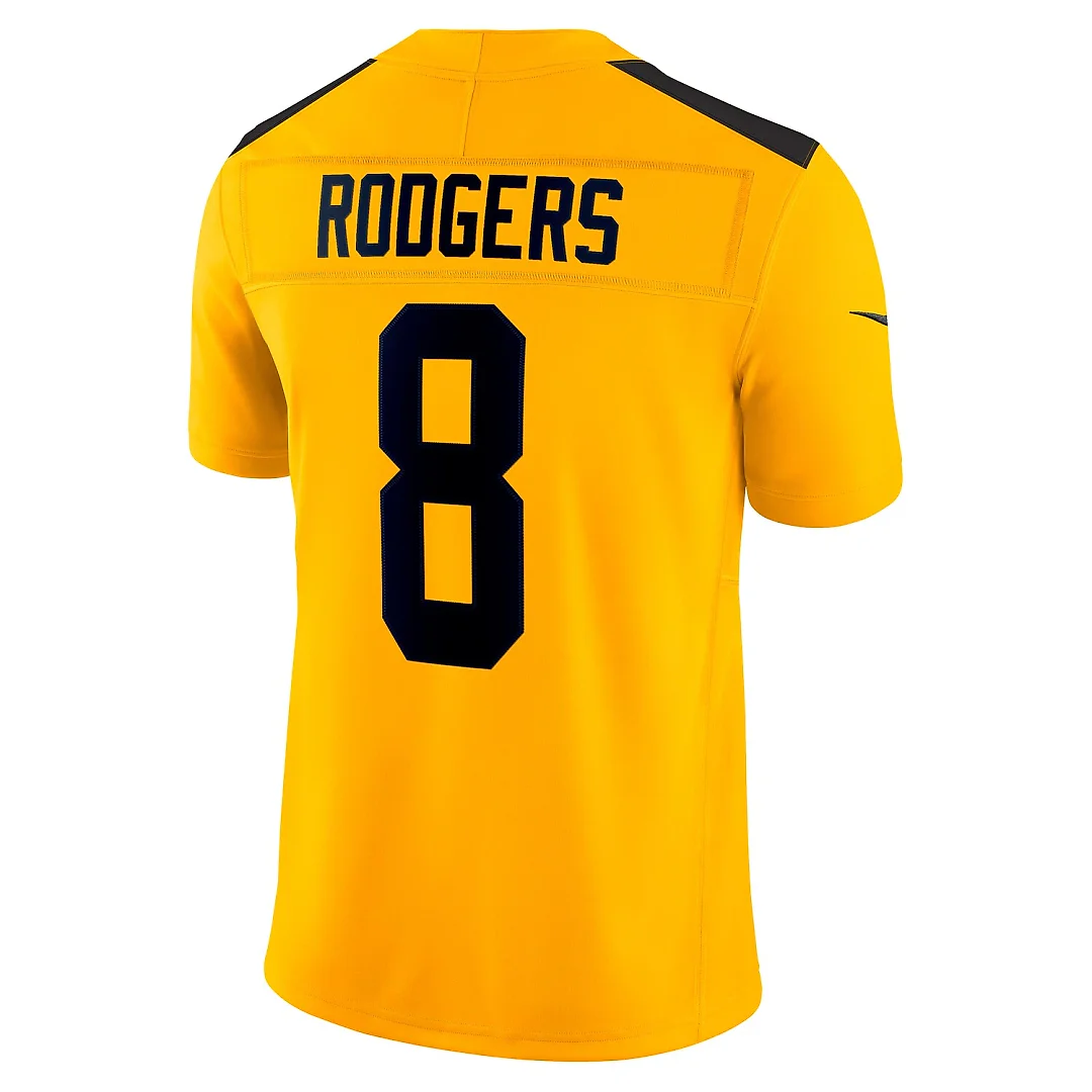 Zennovawear Aaron Rodgers Pittsburgh Steelers Alternate Vapor FUSE. Limited Jersey - Gold