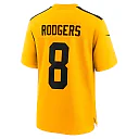 Zennovawear Aaron Rodgers Pittsburgh Steelers Alternate 1933 Throwback Game Jersey - Gold