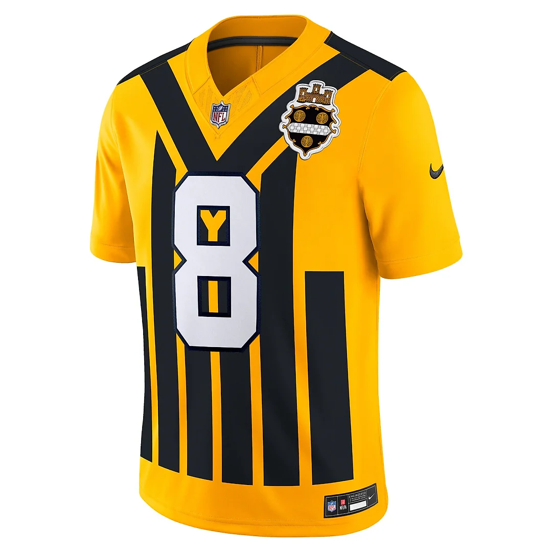 Zennovawear Aaron Rodgers Pittsburgh Steelers Alternate Vapor FUSE. Limited Jersey - Gold