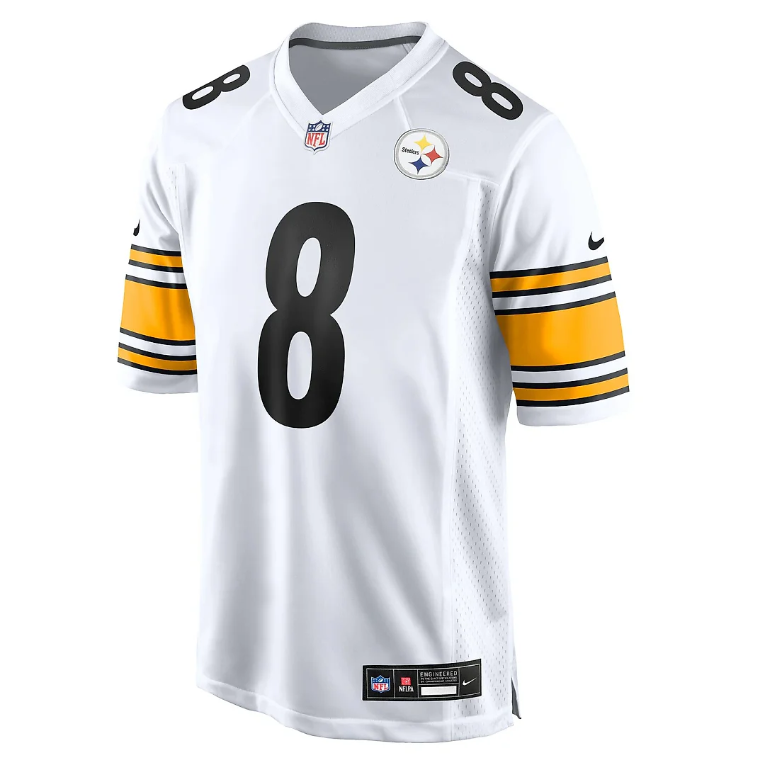 Zennovawear Aaron Rodgers Pittsburgh Steelers Game Jersey - White