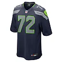 Zennovawear Abraham Lucas Seattle Seahawks Game Jersey - College Navy