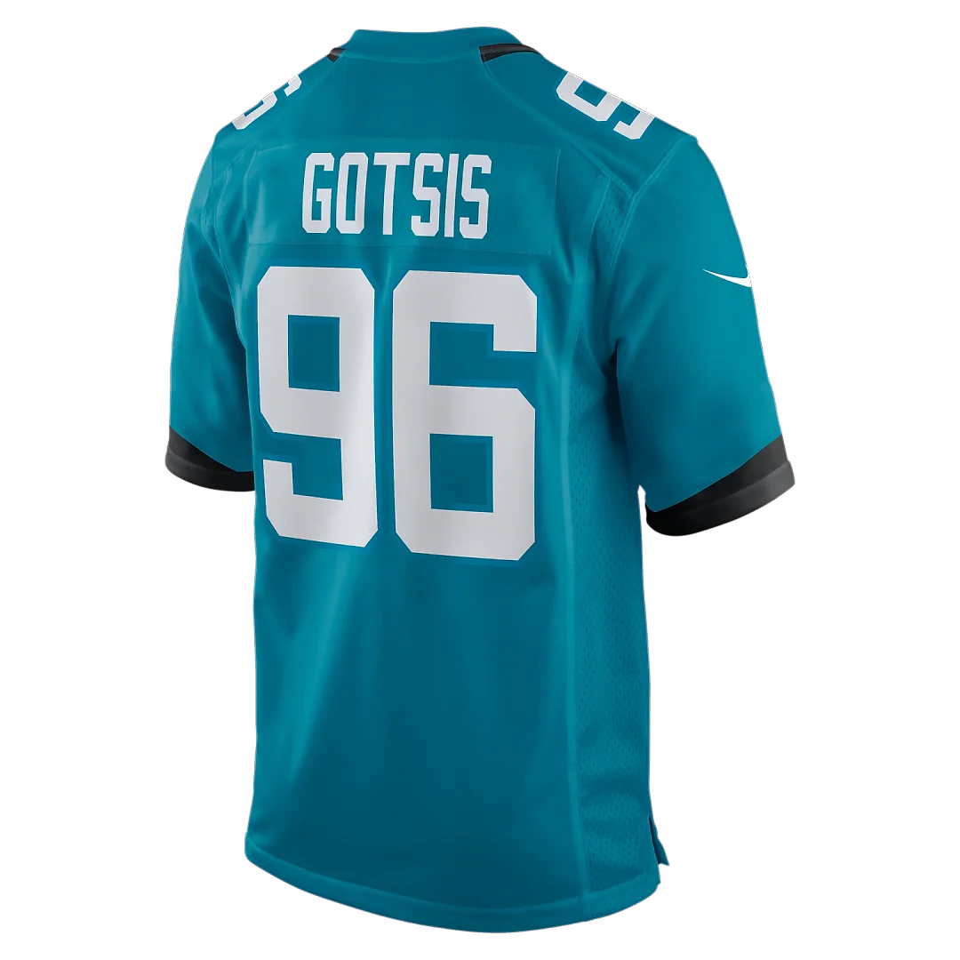 Zennovawear Adam Gotsis Jacksonville Jaguars Game Jersey - Teal