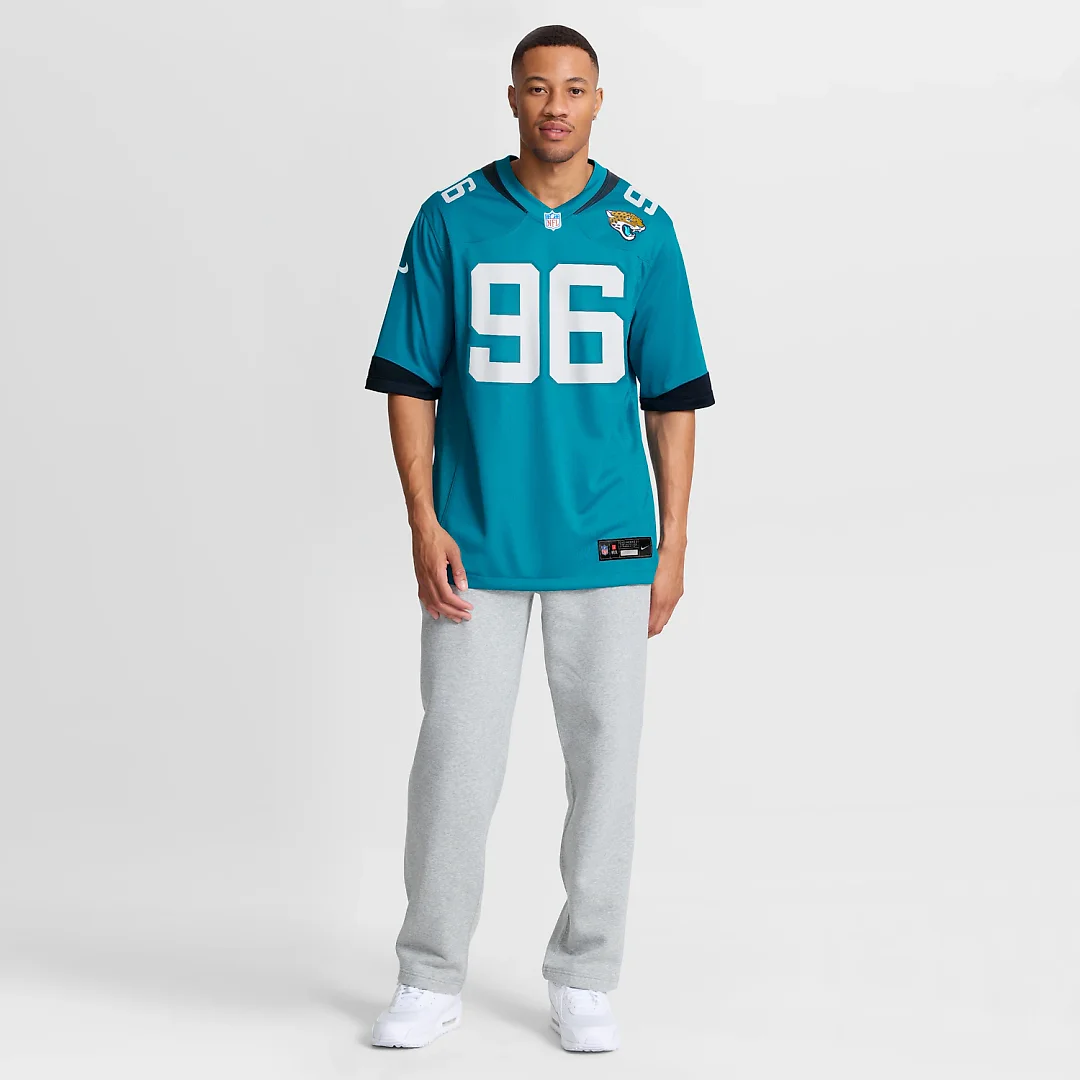 Zennovawear Adam Gotsis Jacksonville Jaguars Game Jersey - Teal