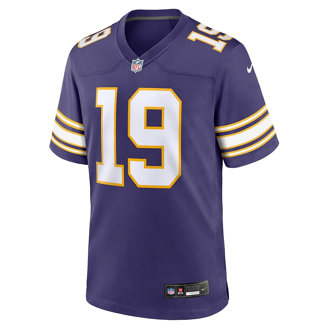 Zennovawear Adam Thielen Minnesota Vikings Alternate Game Player Jersey - Purple