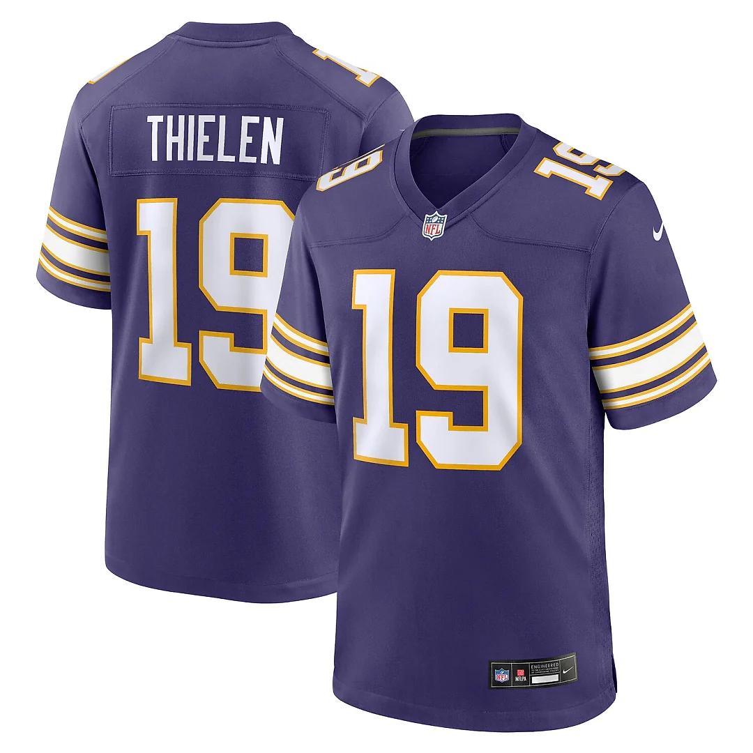 Zennovawear Adam Thielen Minnesota Vikings Alternate Game Player Jersey - Purple