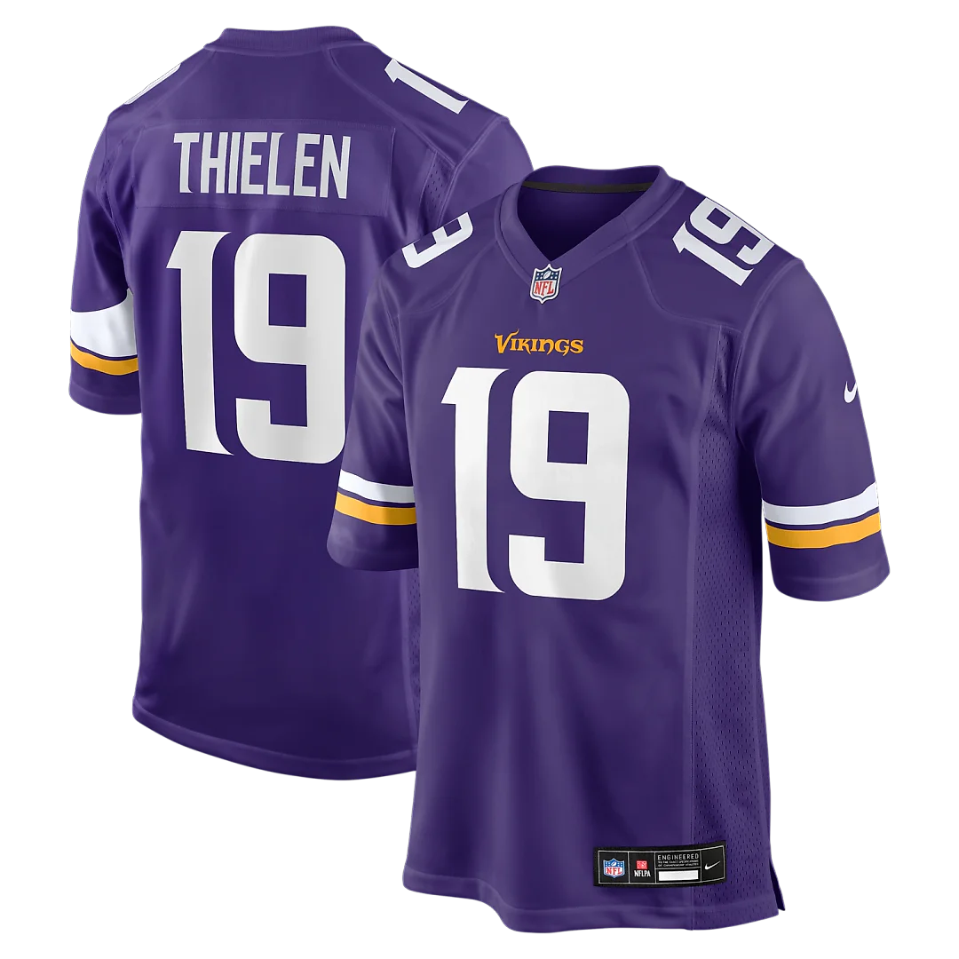 Zennovawear Adam Thielen Minnesota Vikings Game Jersey - Purple