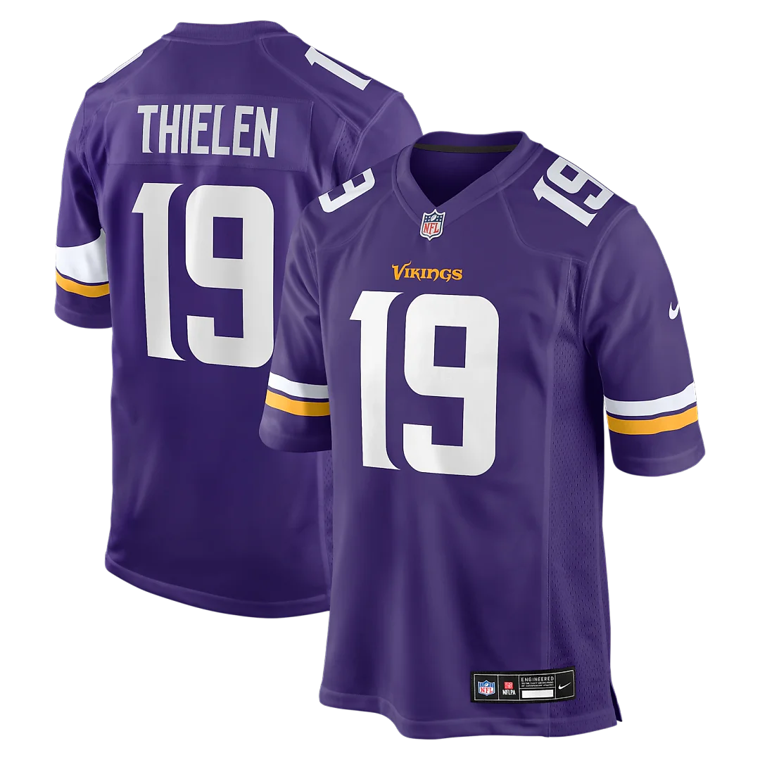 Zennovawear Adam Thielen Minnesota Vikings Game Jersey - Purple