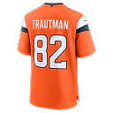 Zennovawear Adam Trautman Denver Broncos Team Game Jersey - Orange