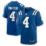 Zennovawear Adam Vinatieri Indianapolis Colts Team Retired Game Jersey - Royal
