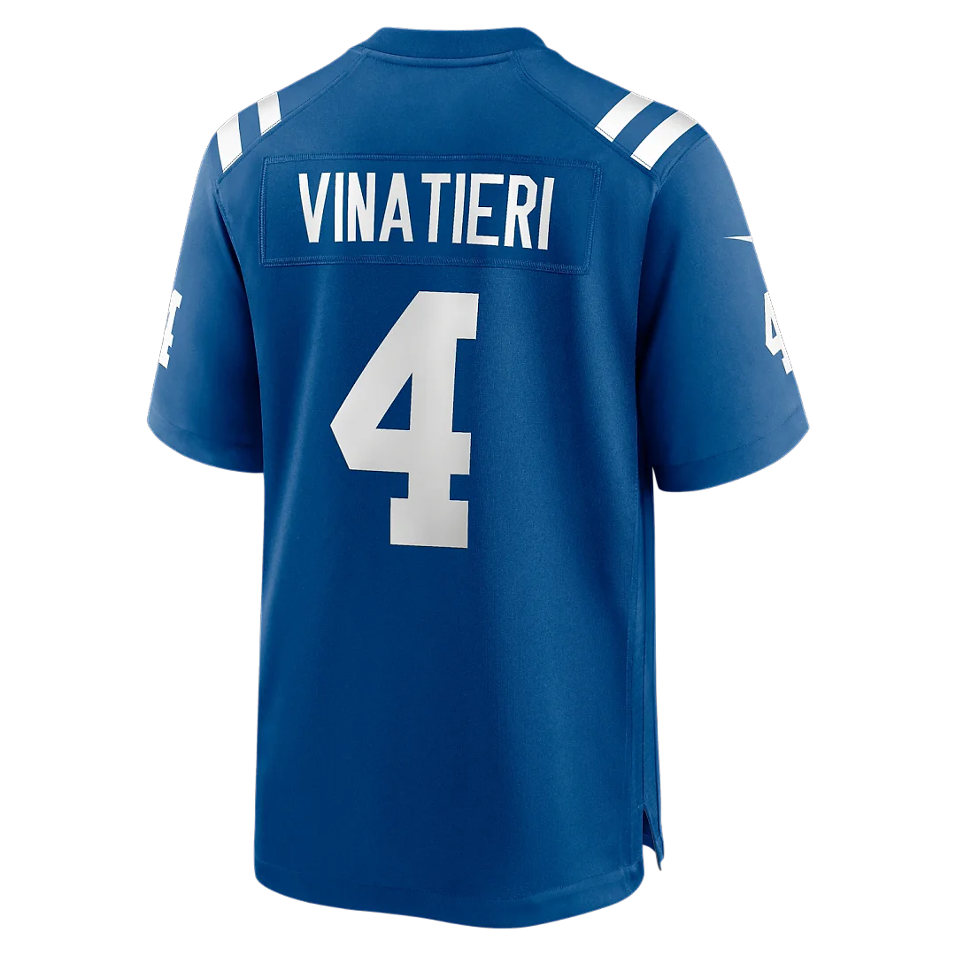 Zennovawear Adam Vinatieri Indianapolis Colts Team Retired Game Jersey - Royal