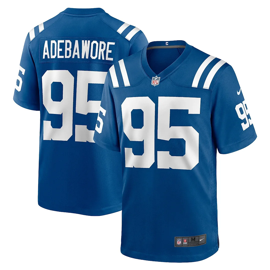 Zennovawear Adetomiwa Adebawore Indianapolis Colts Team Game Jersey - Royal