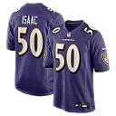 Zennovawear Adisa Isaac Baltimore Ravens Team Game Jersey - Purple
