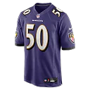 Zennovawear Adisa Isaac Baltimore Ravens Team Game Jersey - Purple