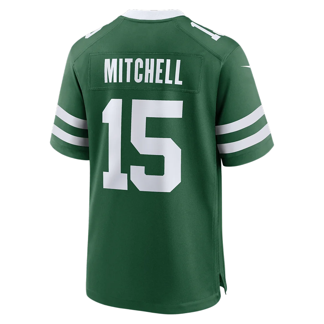 Zennovawear Adonai Mitchell New York Jets Team Game Jersey - Legacy Green