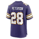 Zennovawear Adrian Peterson Minnesota Vikings Alternate 2 Classic Retired Game Jersey - Purple