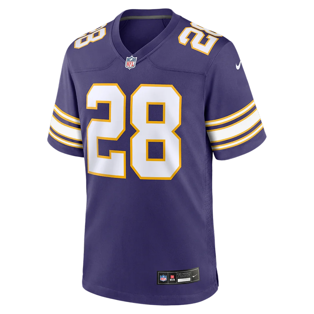 Zennovawear Adrian Peterson Minnesota Vikings Alternate 2 Classic Retired Game Jersey - Purple