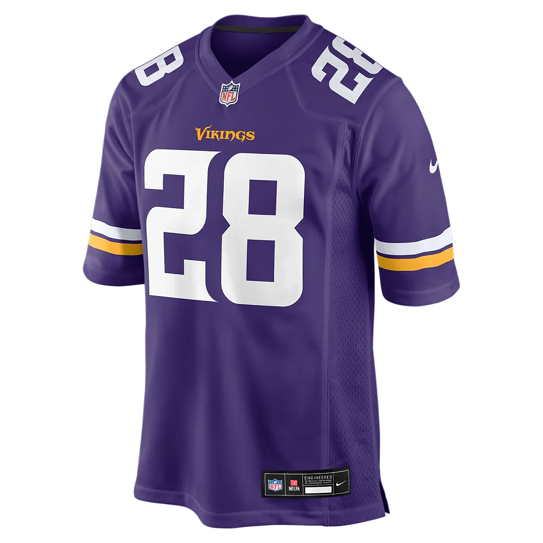 Zennovawear Adrian Peterson Minnesota Vikings Team Retired Game Jersey - Purple