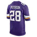 Zennovawear Adrian Peterson Minnesota Vikings Team Retired Game Jersey - Purple