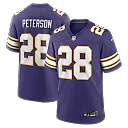 Zennovawear Adrian Peterson Minnesota Vikings Alternate 2 Classic Retired Game Jersey - Purple