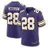 Zennovawear Adrian Peterson Minnesota Vikings Alternate 2 Classic Retired Game Jersey - Purple