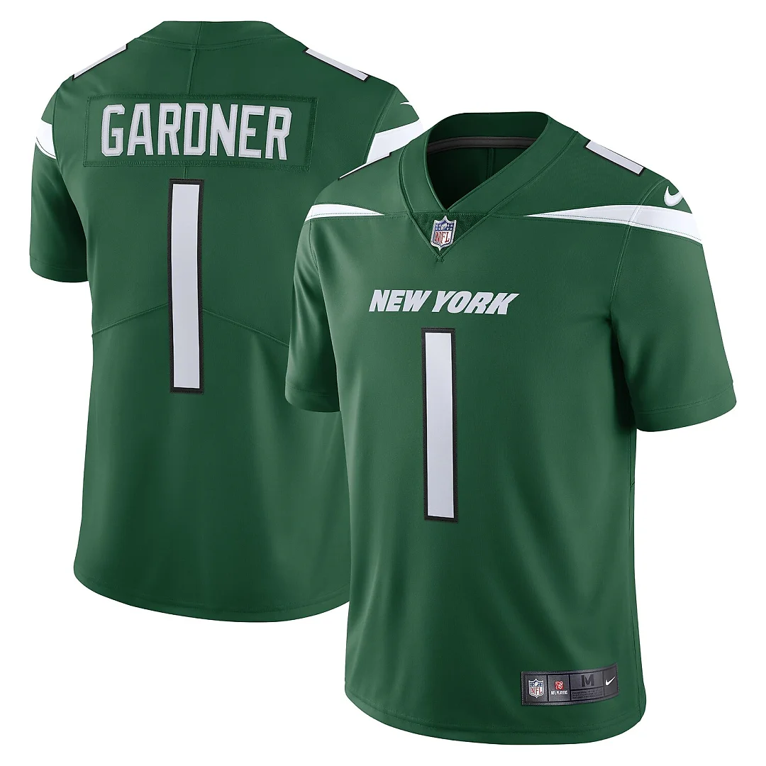 Zennovawear Ahmad Sauce Gardner New York Jets Men's Vapor Limited Jersey - Green