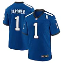 Zennovawear Ahmad Sauce Gardner Indianapolis Colts Alternate 2 Indiana Nights Game Jersey - Heather Royal