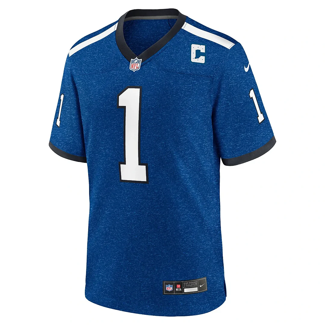 Zennovawear Ahmad Sauce Gardner Indianapolis Colts Alternate 2 Indiana Nights Game Jersey - Heather Royal