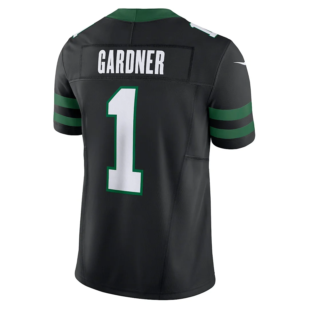 Zennovawear Ahmad Sauce Gardner New York Jets Alternate Vapor FUSE. Limited Jersey - Legacy Black