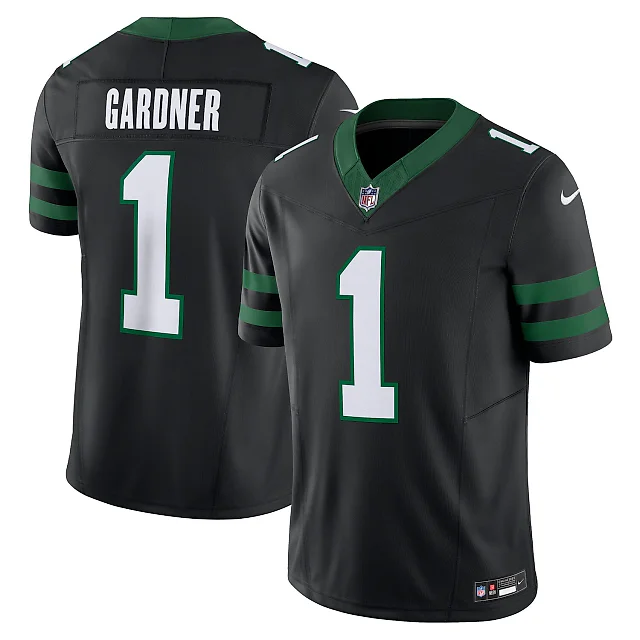 Zennovawear Ahmad Sauce Gardner New York Jets Alternate Vapor FUSE. Limited Jersey - Legacy Black