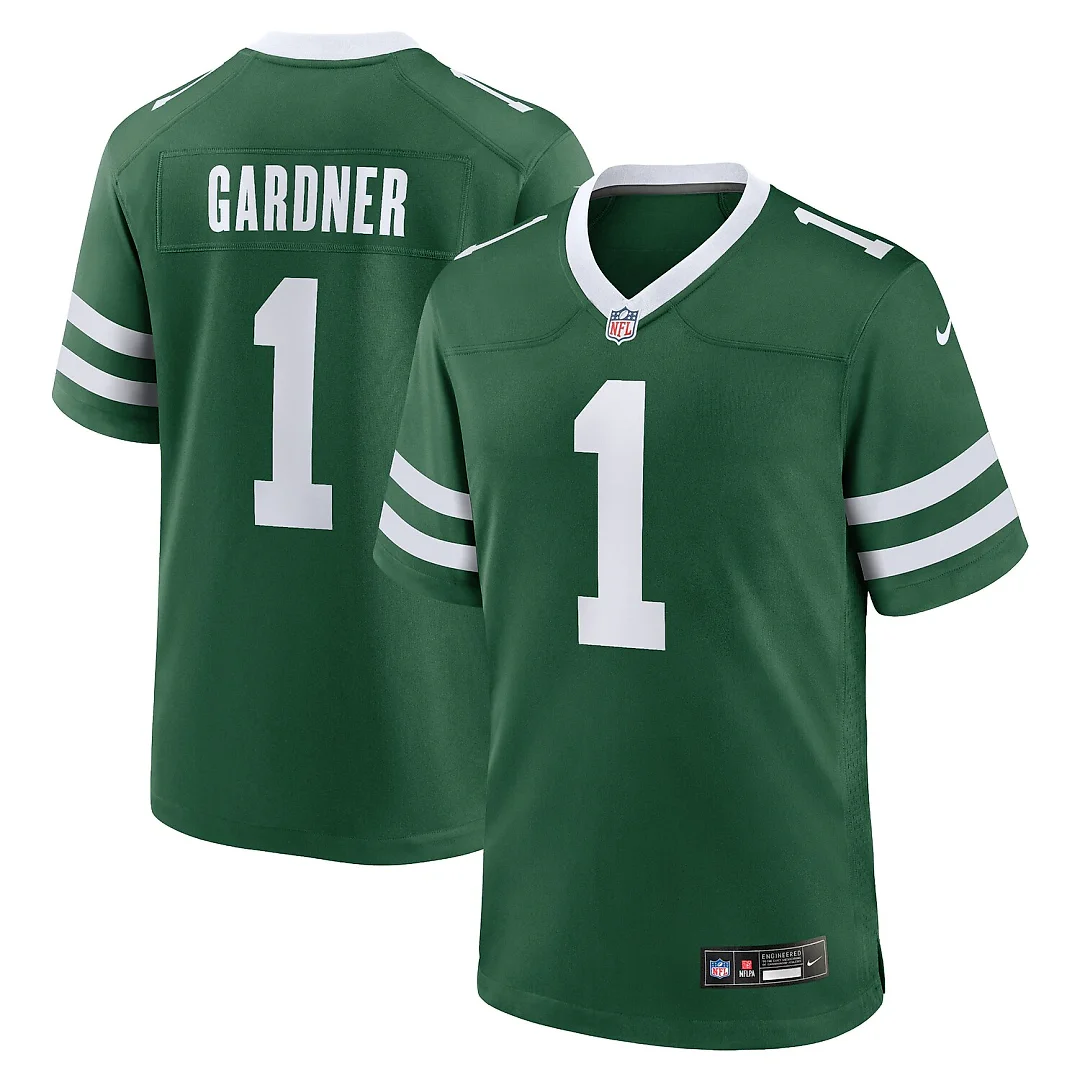 Zennovawear Ahmad Sauce Gardner New York Jets Game Jersey - Legacy Green