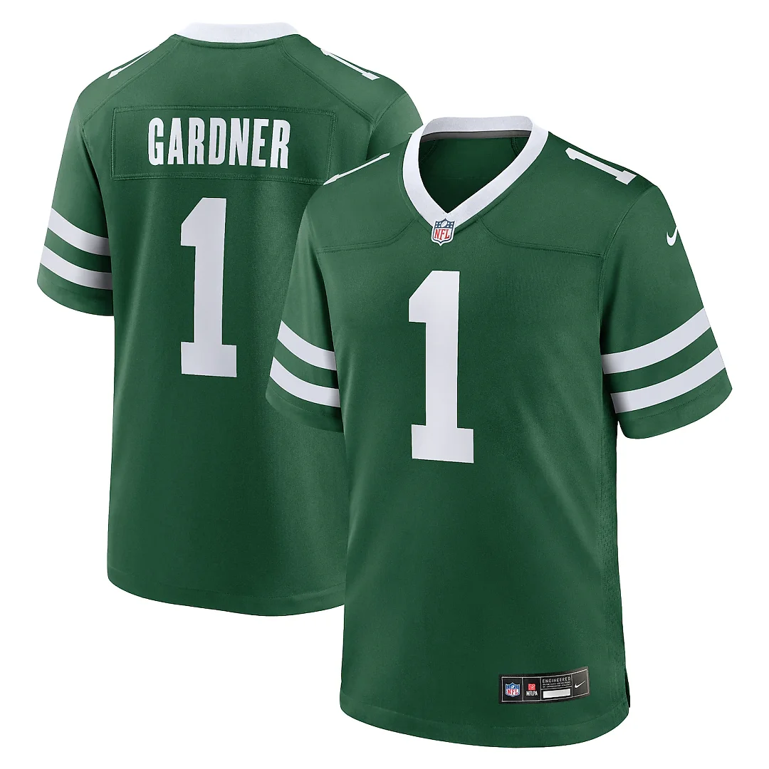 Zennovawear Ahmad Sauce Gardner New York Jets Game Jersey - Legacy Green