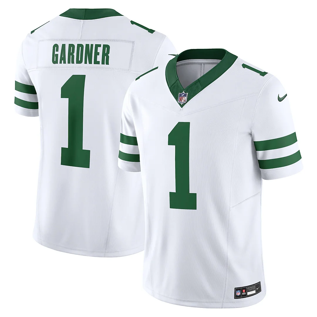 Zennovawear Ahmad Sauce Gardner New York Jets Vapor FUSE. Limited Jersey - Legacy White