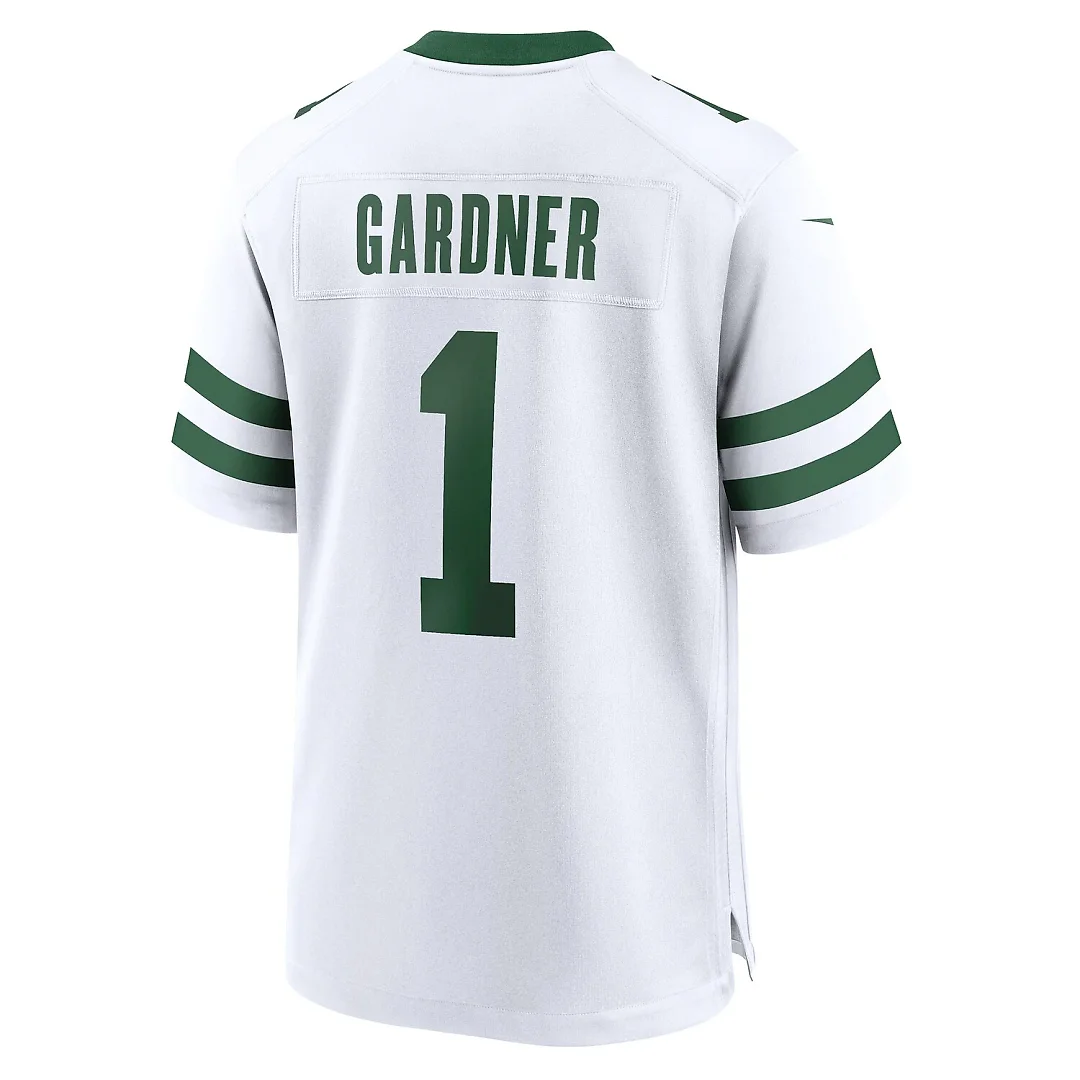 Zennovawear Ahmad Sauce Gardner New York Jets Game Jersey - Legacy White