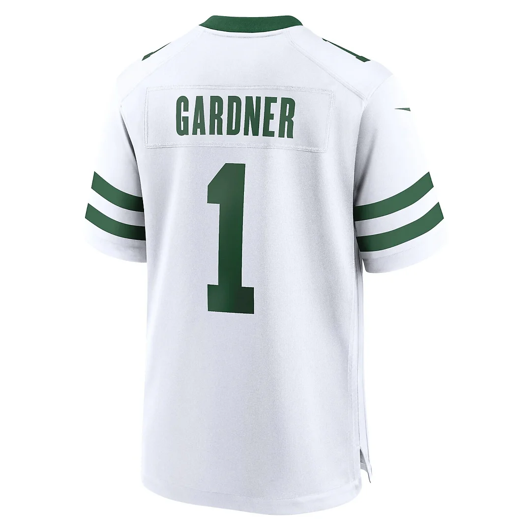 Zennovawear Ahmad Sauce Gardner New York Jets Game Jersey - Legacy White