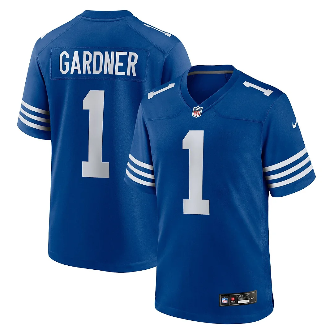 Zennovawear Ahmad Sauce Gardner Indianapolis Colts Alternate Game Jersey - Royal