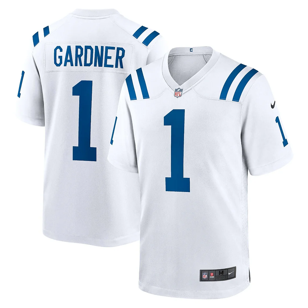 Zennovawear Ahmad Sauce Gardner Indianapolis Colts Game Jersey - White