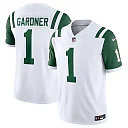Zennovawear Ahmad Sauce Gardner New York Jets Classic Alternate Vapor FUSE. Limited Jersey - White