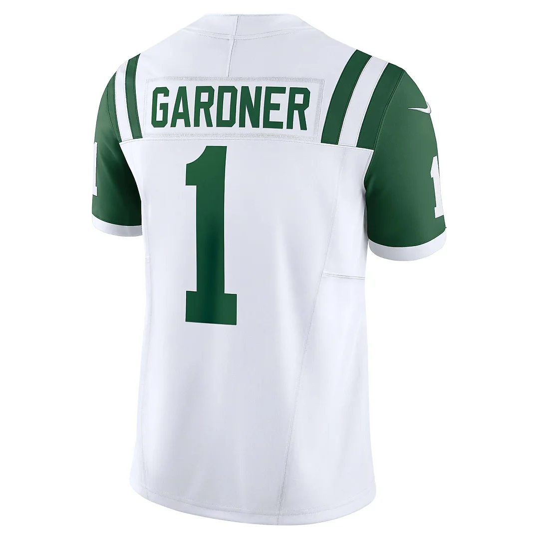Zennovawear Ahmad Sauce Gardner New York Jets Classic Alternate Vapor FUSE. Limited Jersey - White