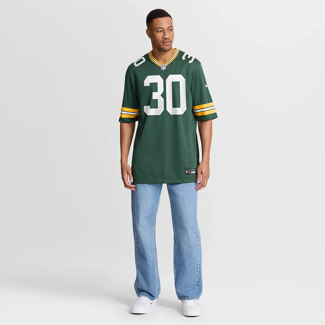 Zennovawear Ahman Green Green Bay Packers Team Retired Player Game Jersey - Green