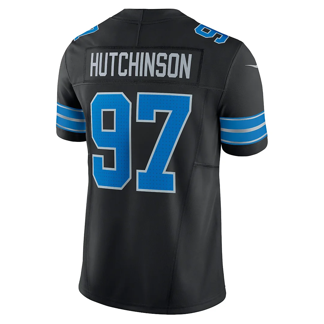 Zennovawear Aidan Hutchinson Detroit Lions 2nd Alternate Vapor FUSE. Limited Jersey - Black
